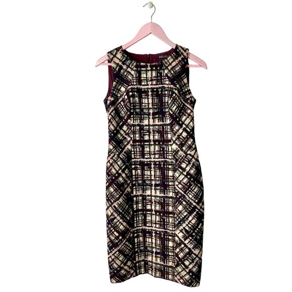 Brooks Brothers Abstract Print Sheath Dress - Picture 1 of 5